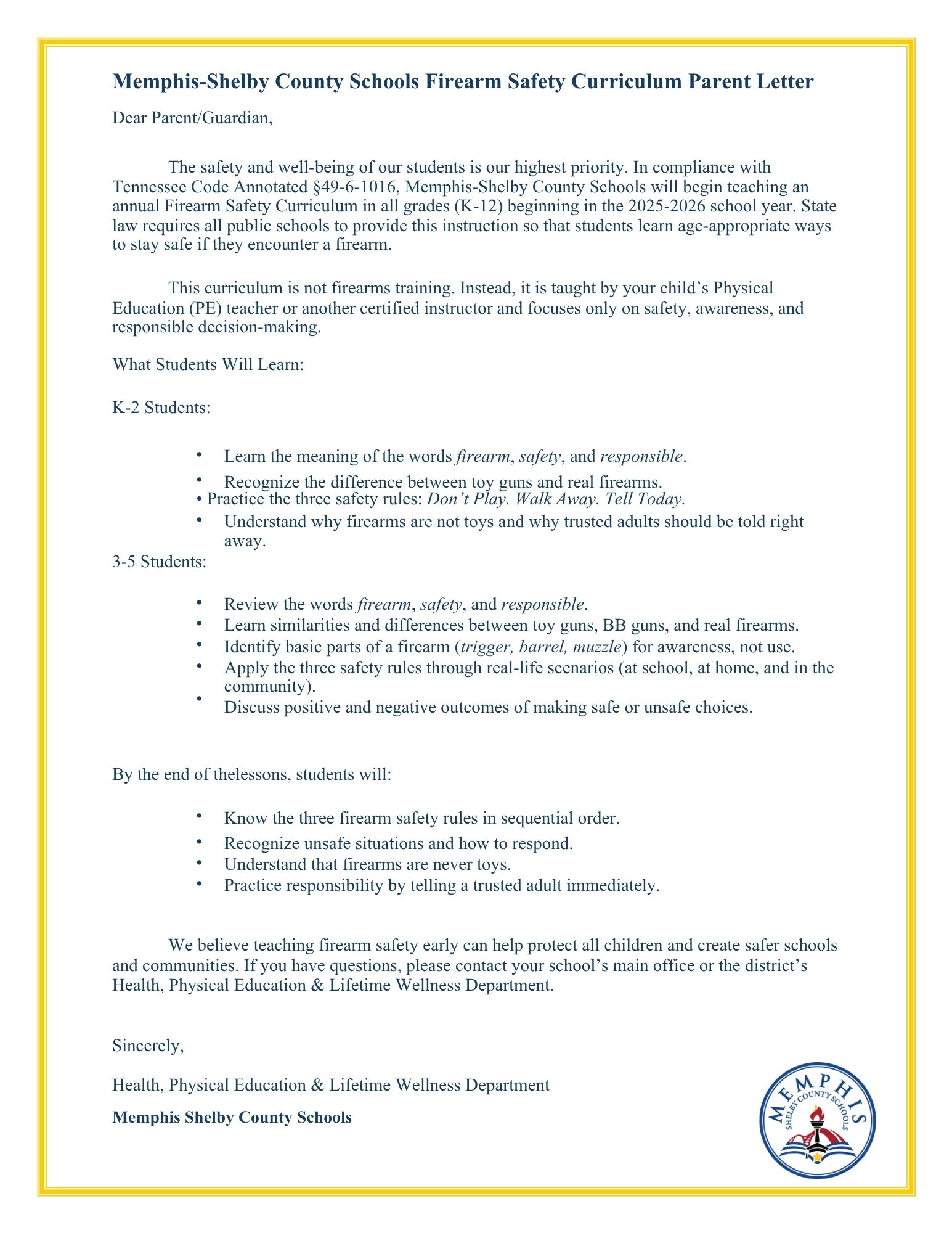 Parent Note