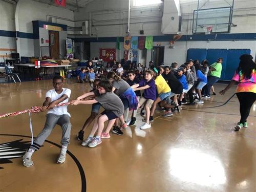 students at field day 