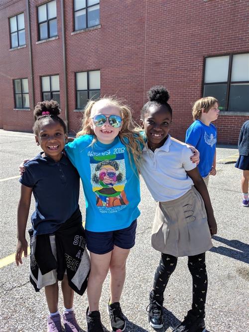 students at field day 