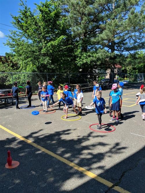 students at field day 