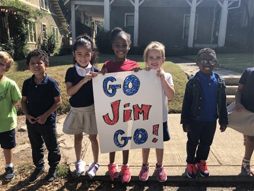 Go Jim Go sign 