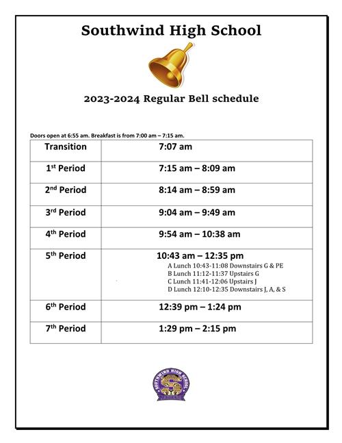 Bell Schedule