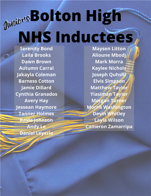 NHS Inductees
