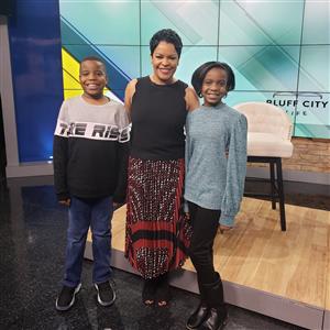 Students on Bluff City News 