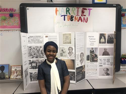 student as harriet tubman 