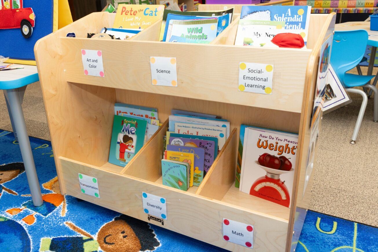 photo of classroom reading and listening center photo of classroom reading and listening center