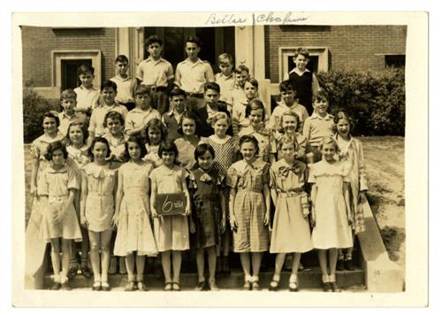 Historic photo of 6th grade Idlewild students 