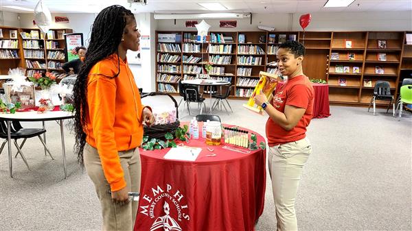 Ms. C. Smith learning about fatty foods