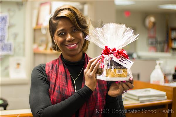 Door Prize Winner Ms. Spikner